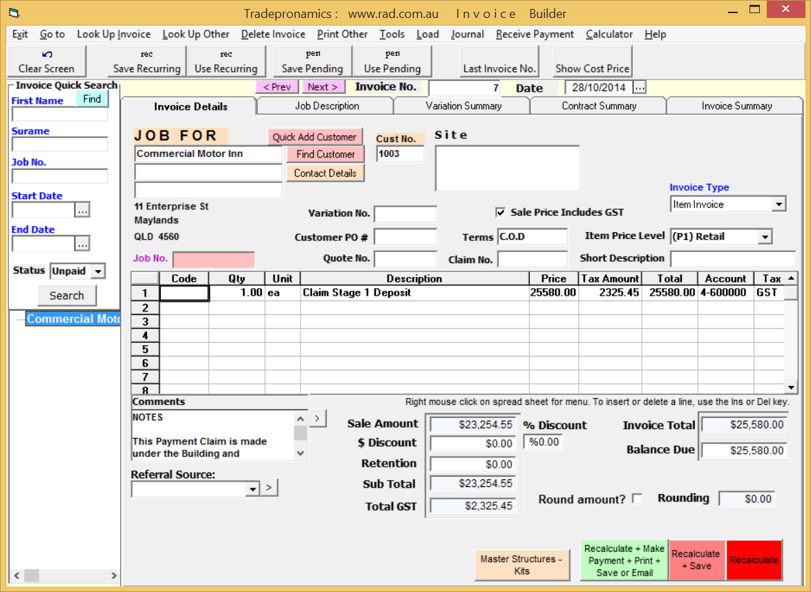 Invoice